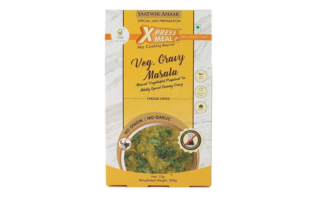 Cira Xpress Meal Veg Gravy Masala Saatwik Ahaar   Box  75 grams